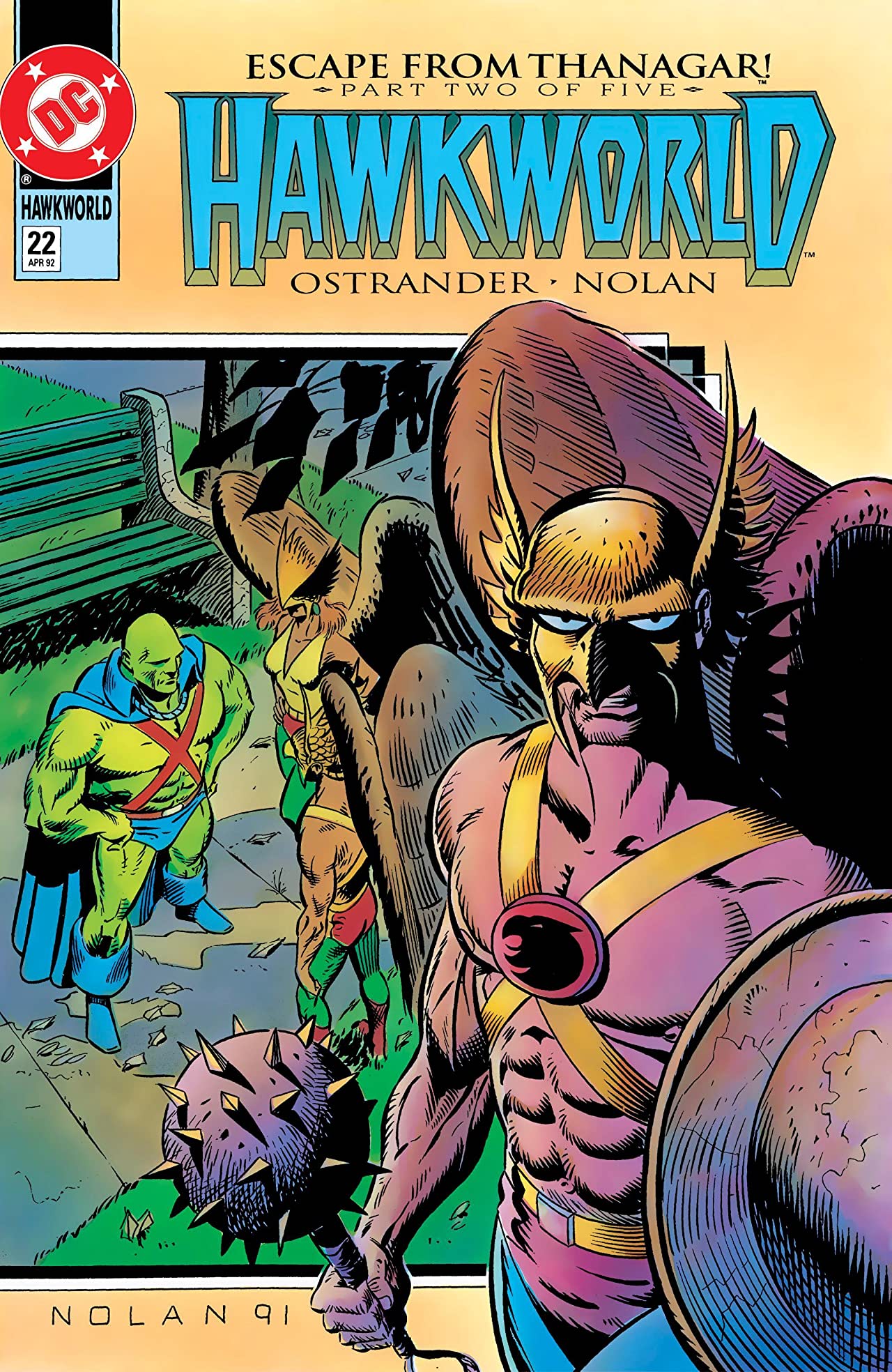 Hawkworld #22 cover