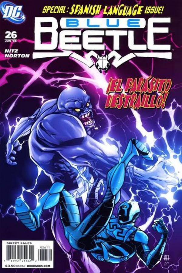 The Blue Beetle #26 cover