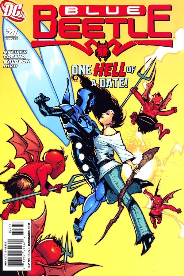 The Blue Beetle #27 cover