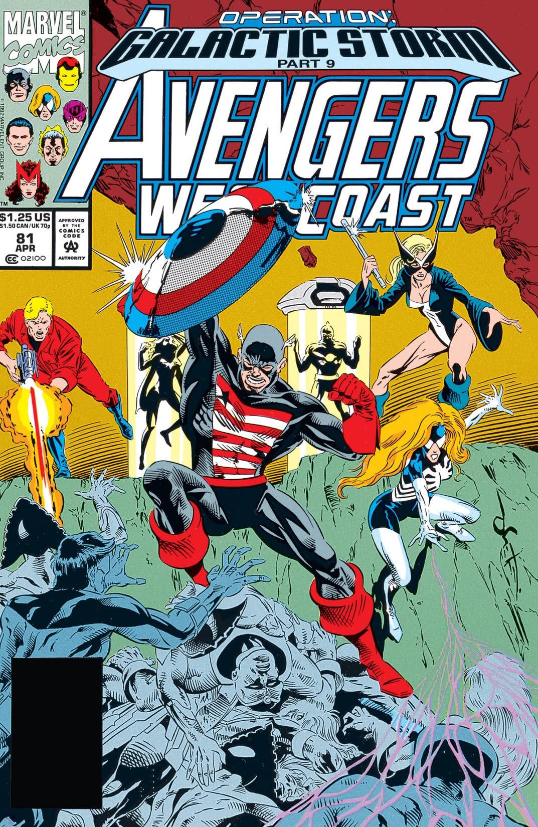 Avengers West Coast #81 cover