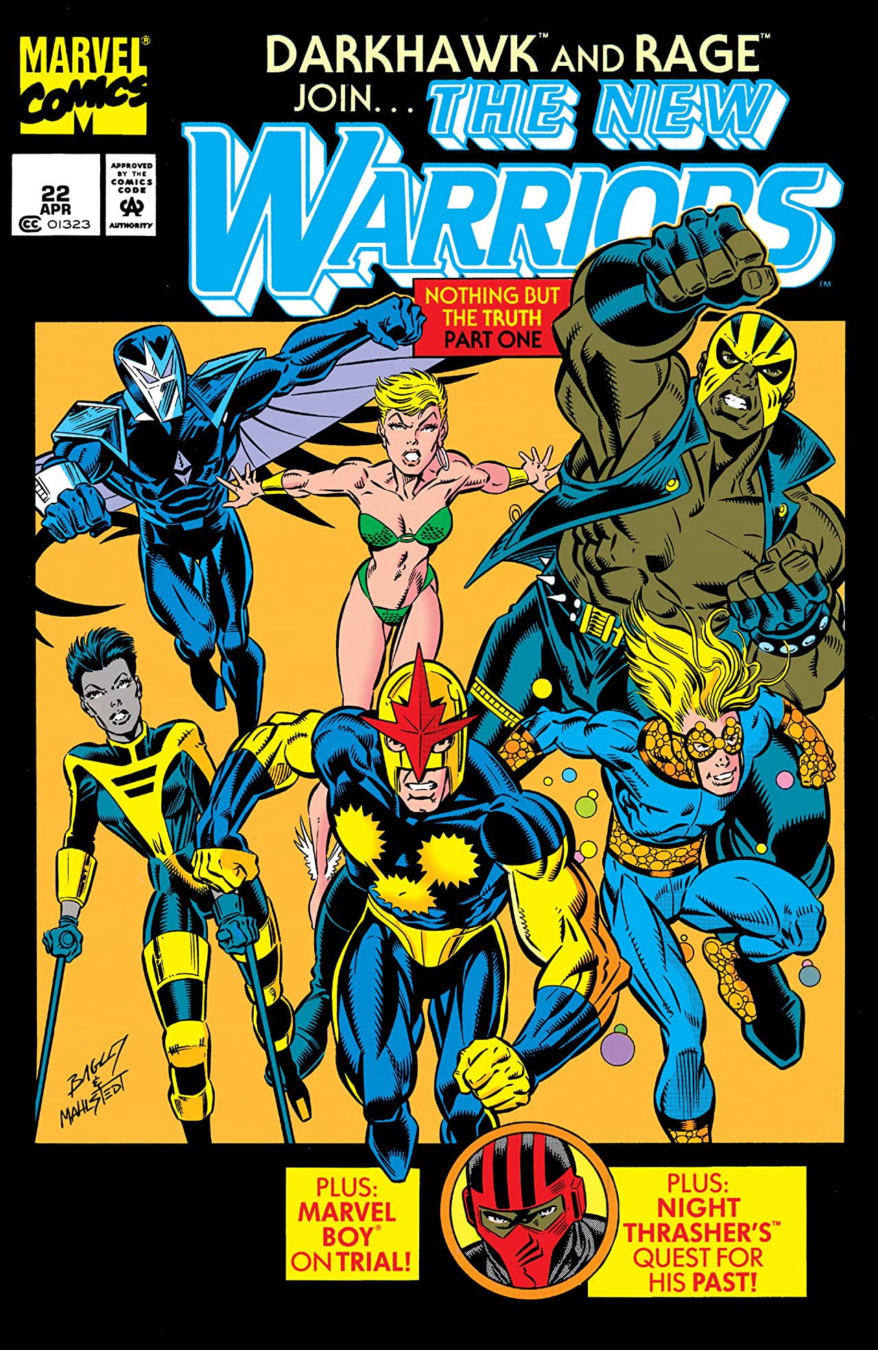 The New Warriors #22 cover
