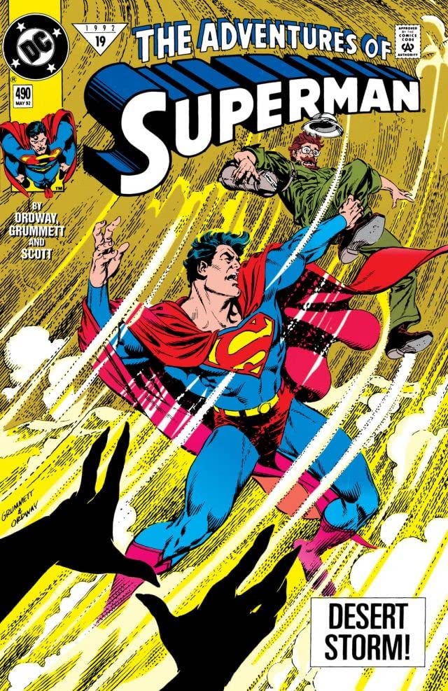 Adventures of Superman #490 cover