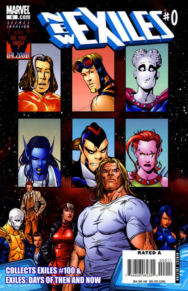 New Exiles #0 cover