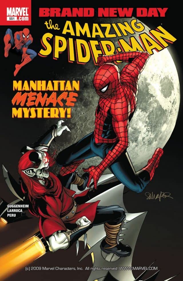 The Amazing Spider-Man #551 cover
