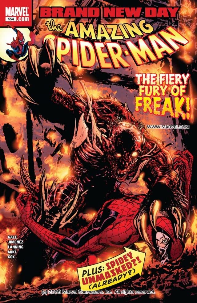 The Amazing Spider-Man #554 cover