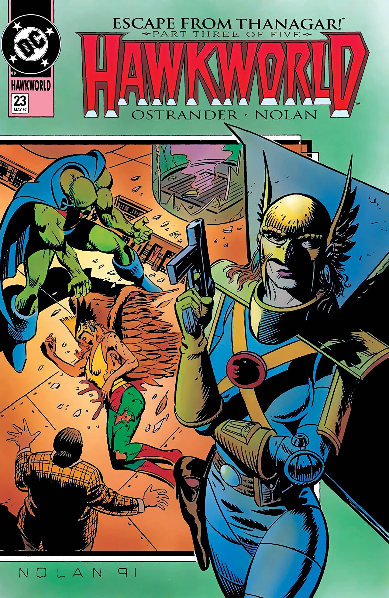 Hawkworld #23 cover