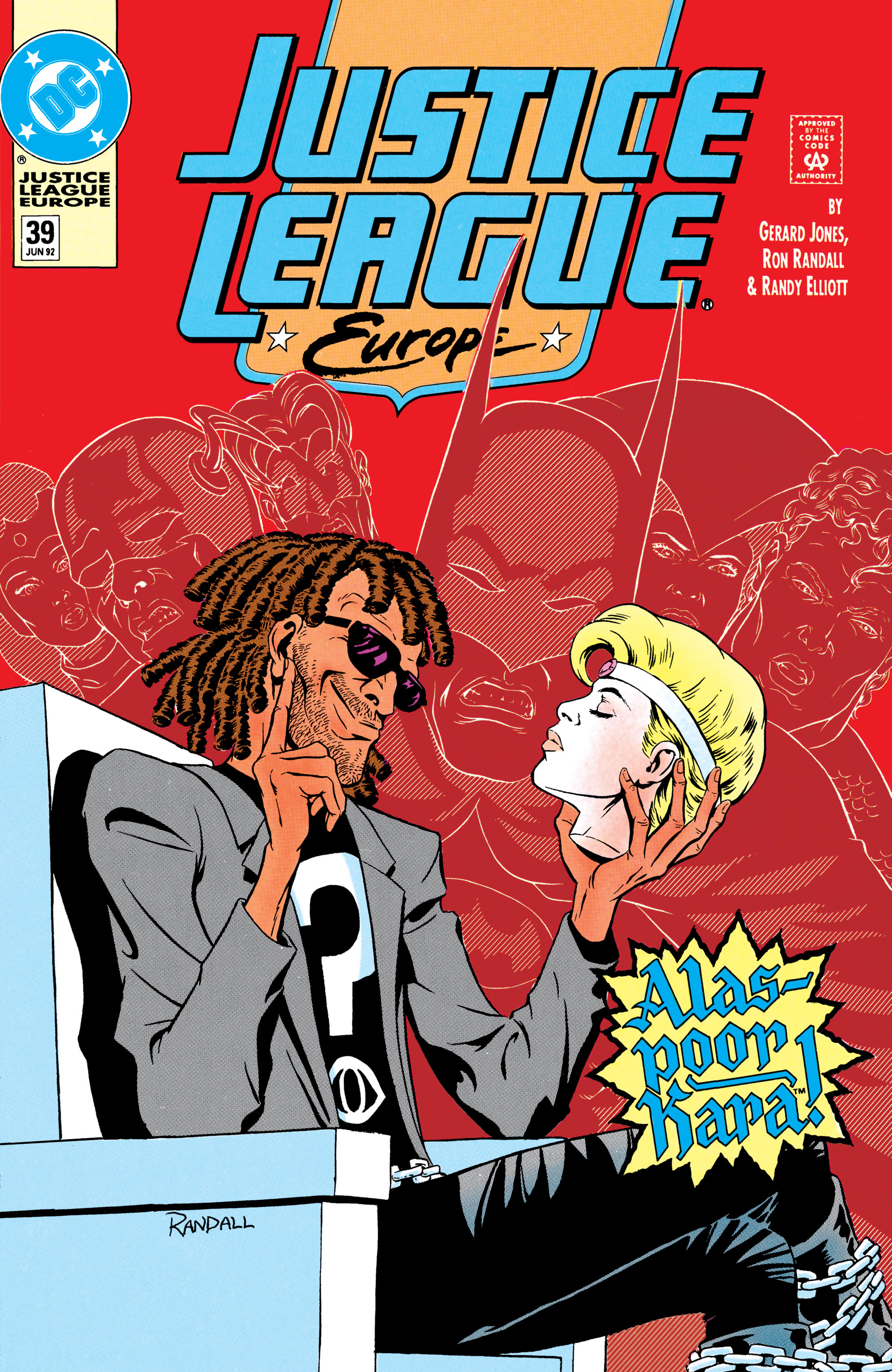 Justice League Europe #39 cover