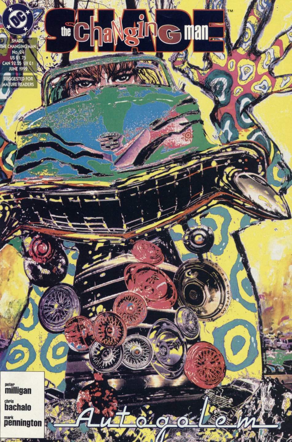 Shade, the Changing Man #24 cover