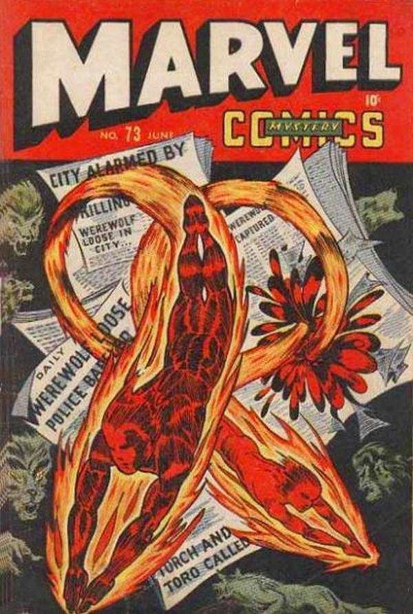 Marvel Mystery Comics #73 cover