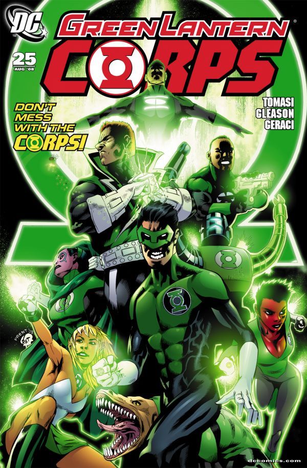 Green Lantern Corps #25 cover