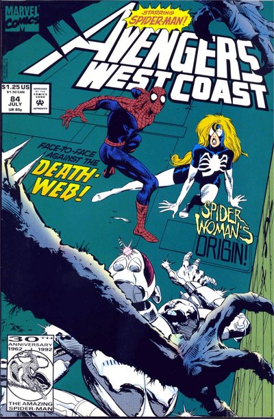 Avengers West Coast #84 cover