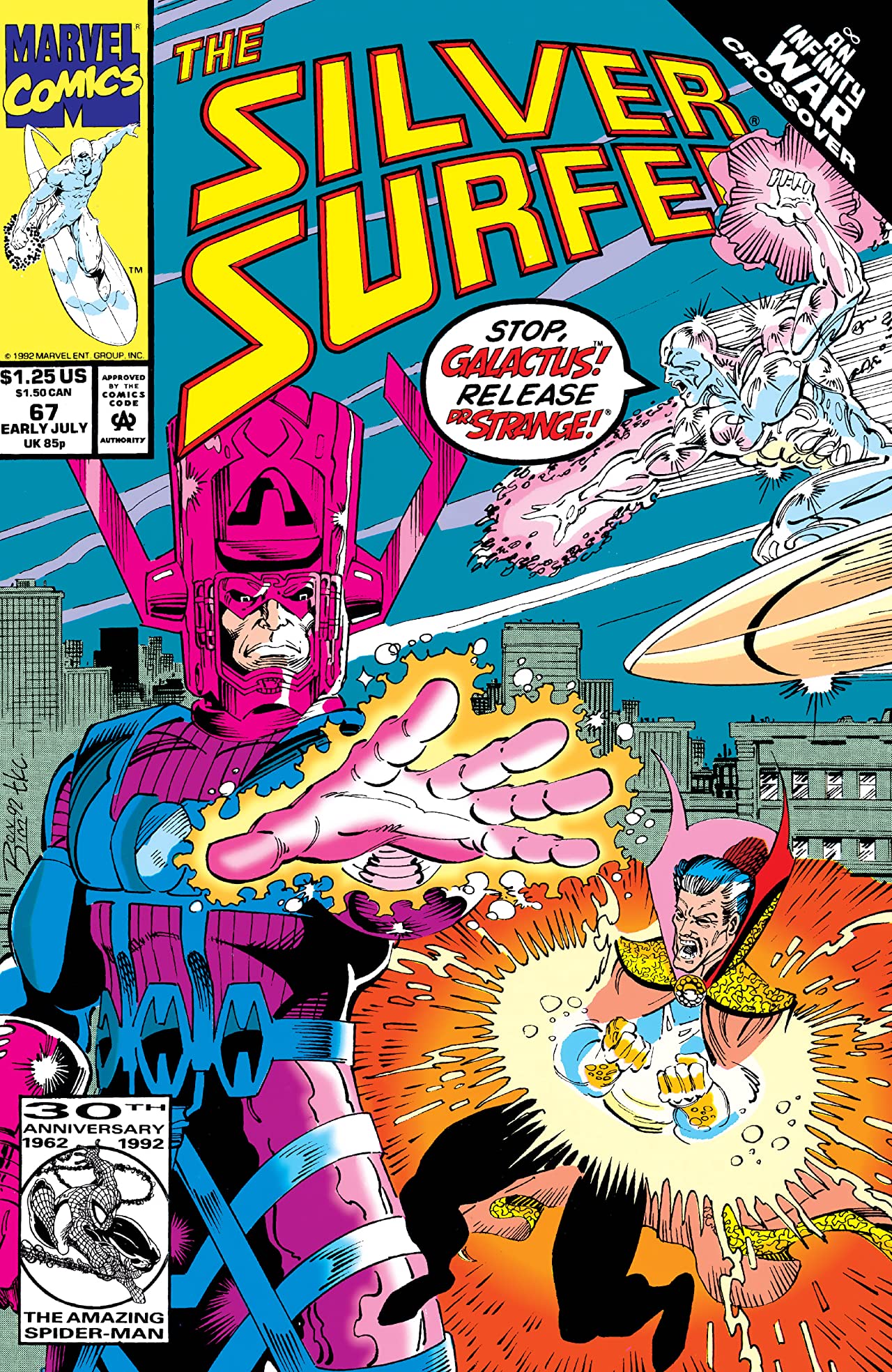 Silver Surfer #67 cover