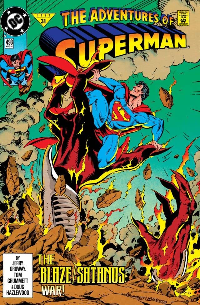 Adventures of Superman #493 cover