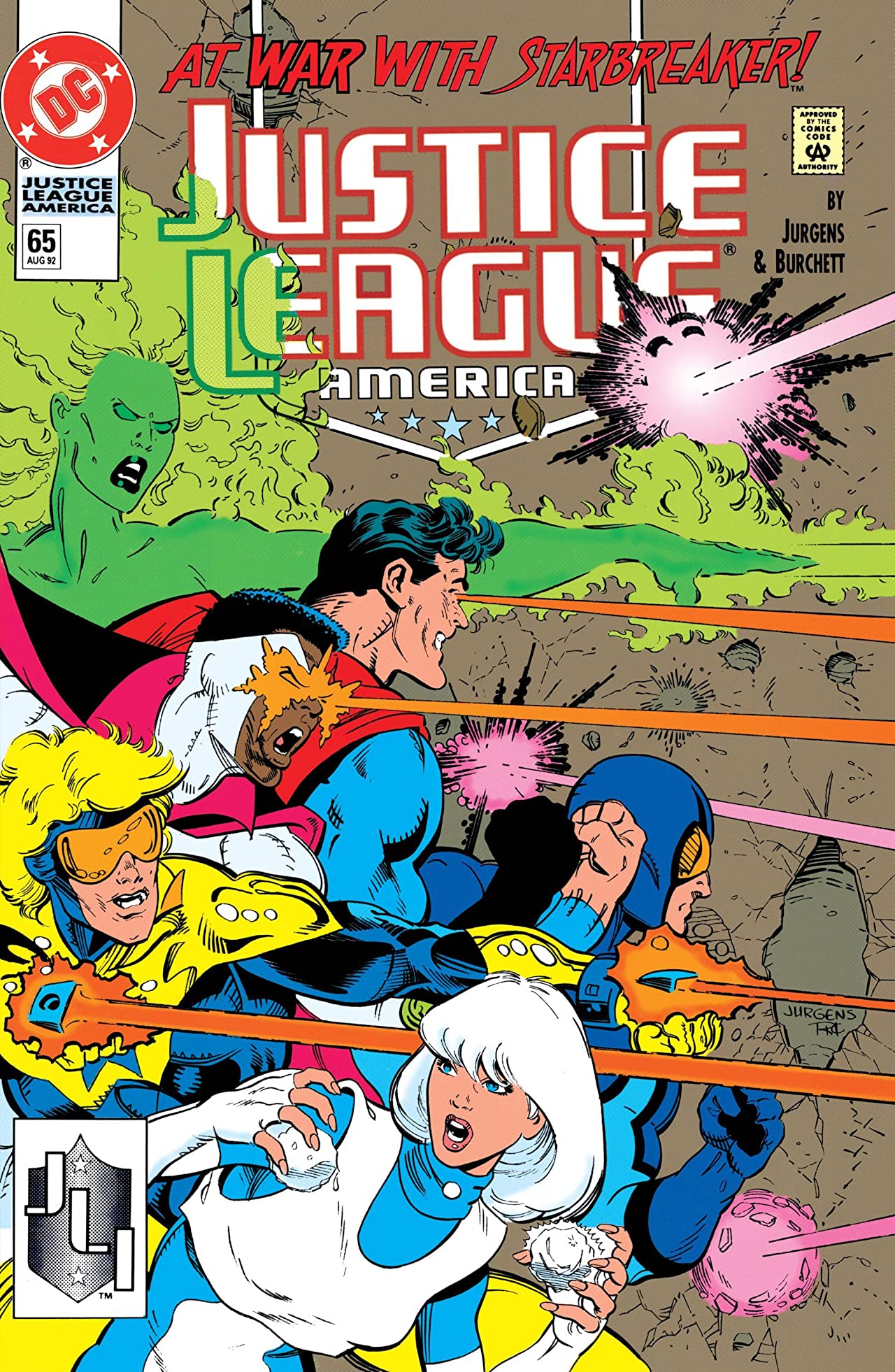 Justice League America #65 cover