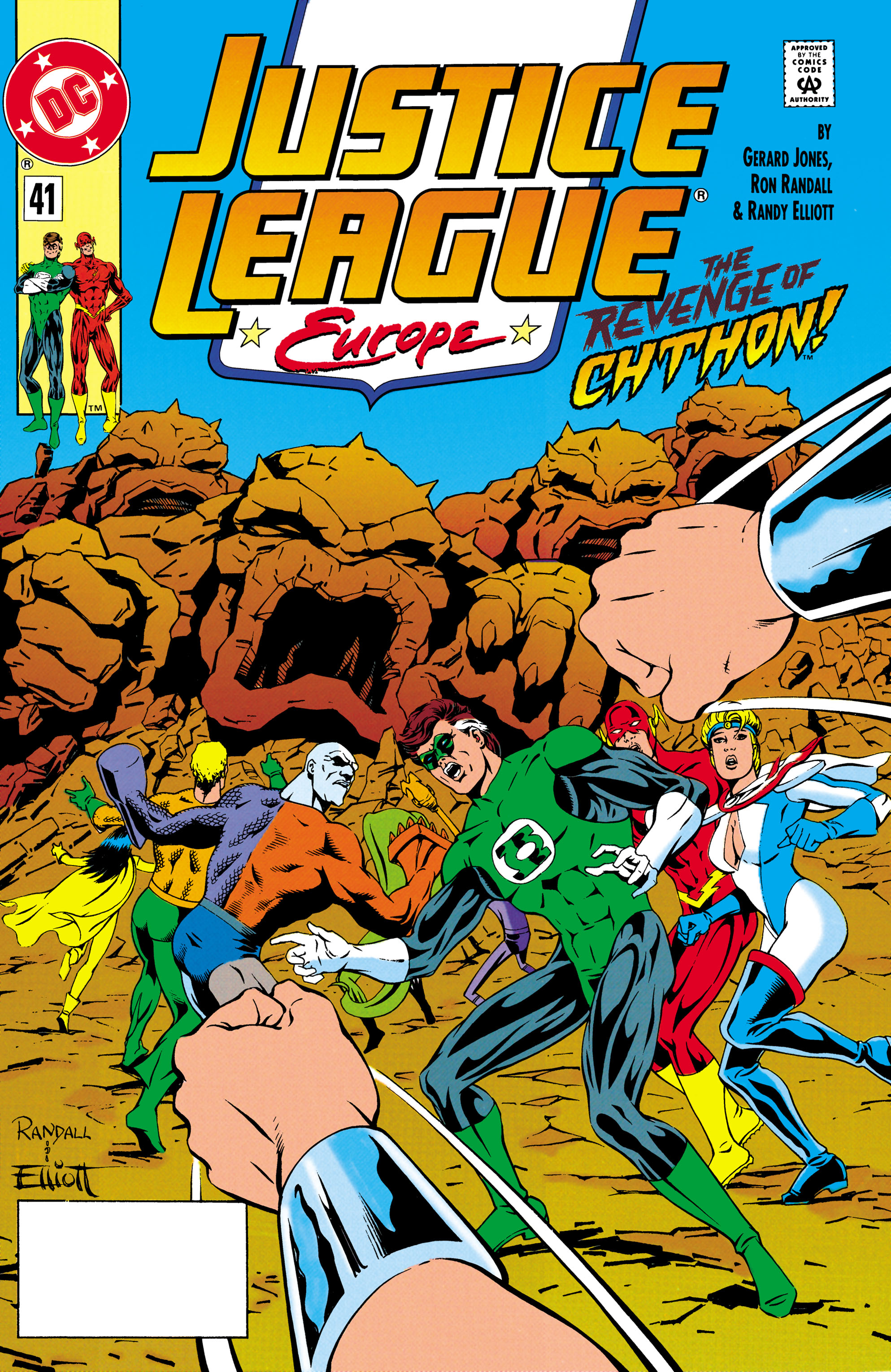 Justice League Europe #41 cover