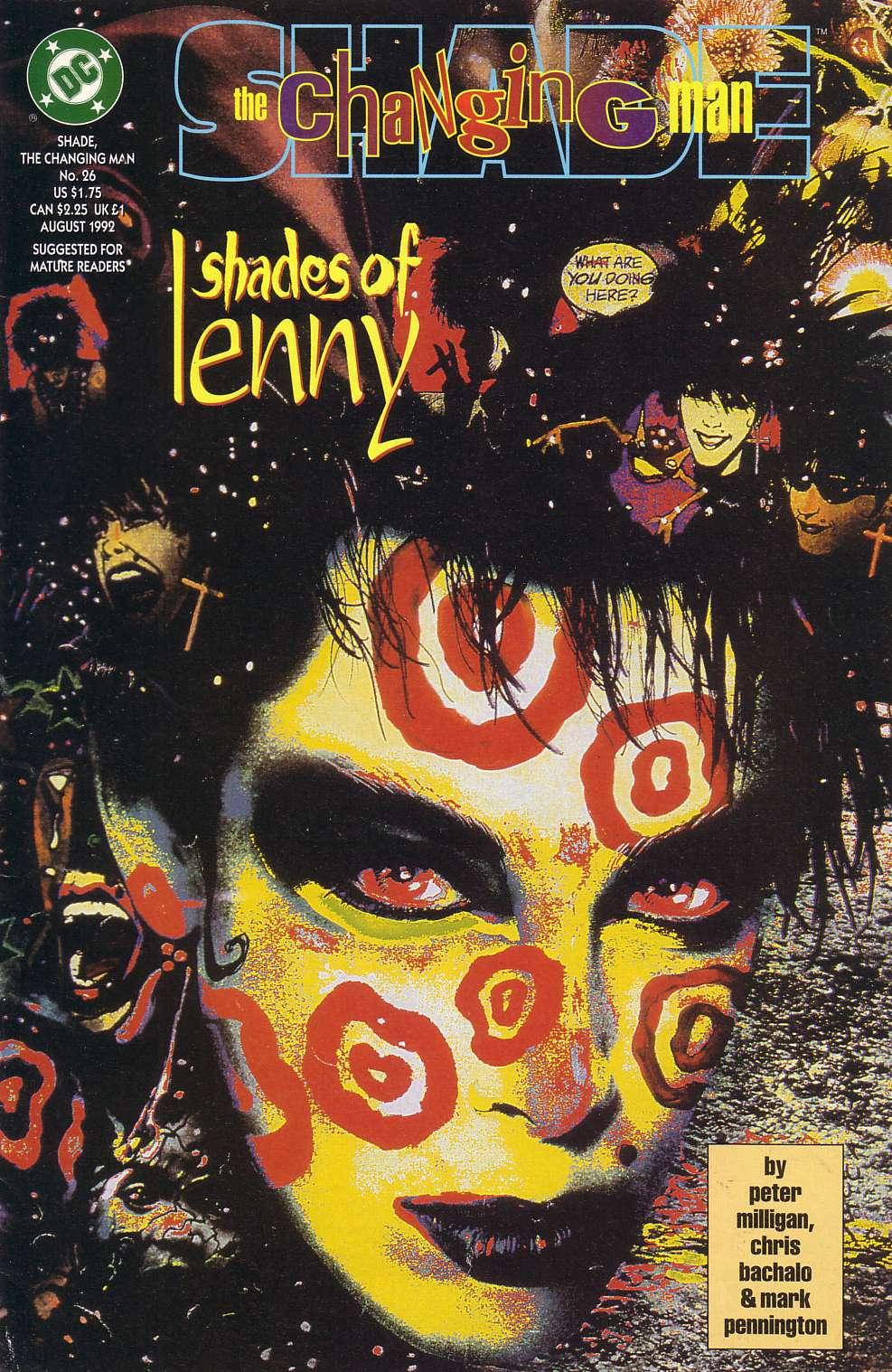 Shade, the Changing Man #26 cover