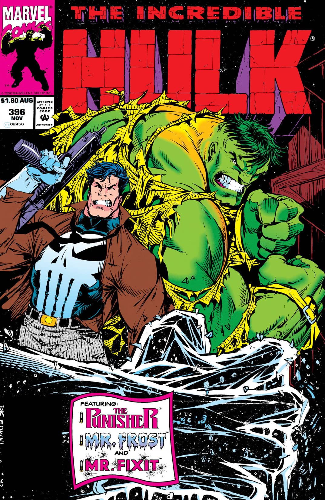 The Incredible Hulk #396 cover