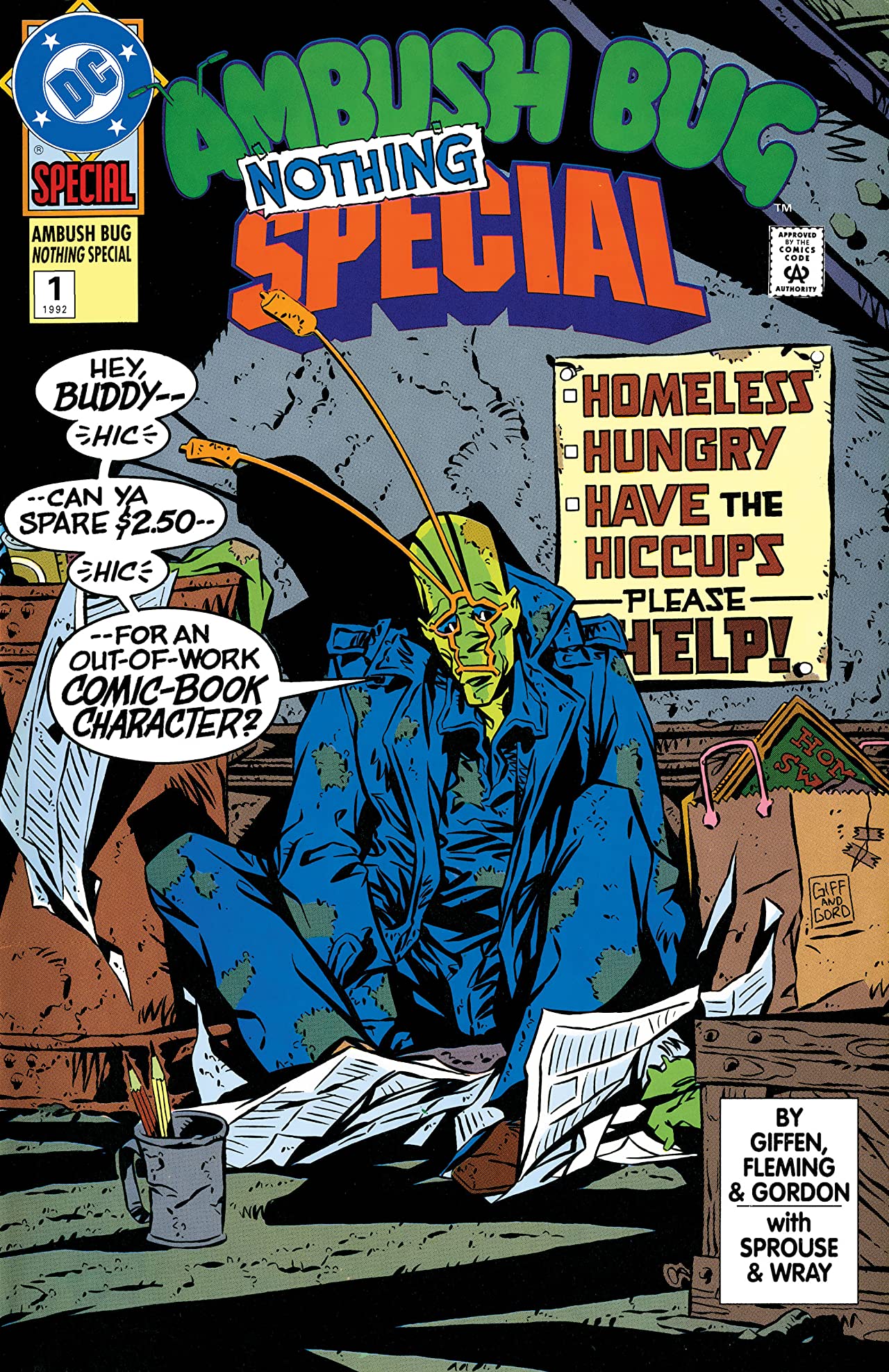 Ambush Bug Nothing Special #1 cover