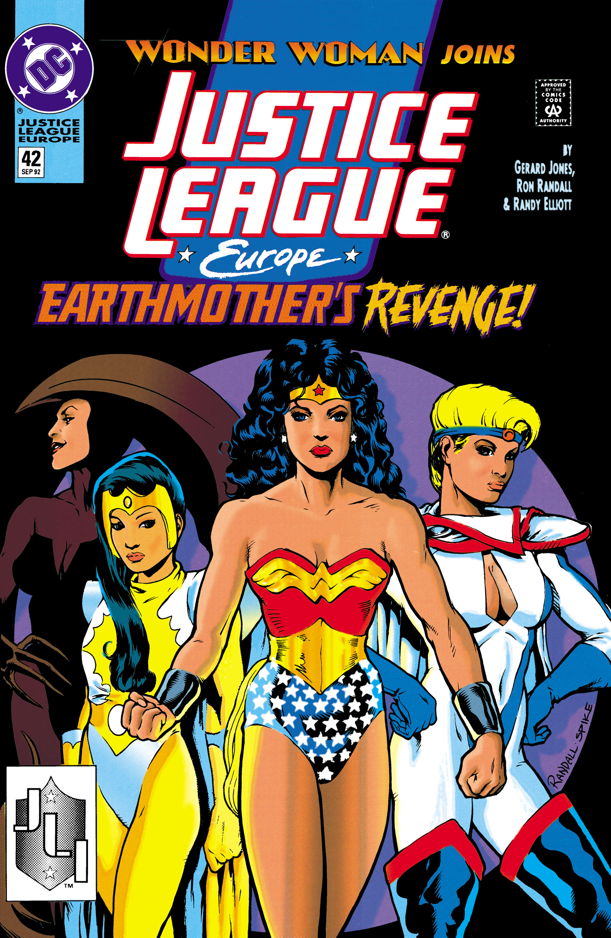 Justice League Europe #42 cover