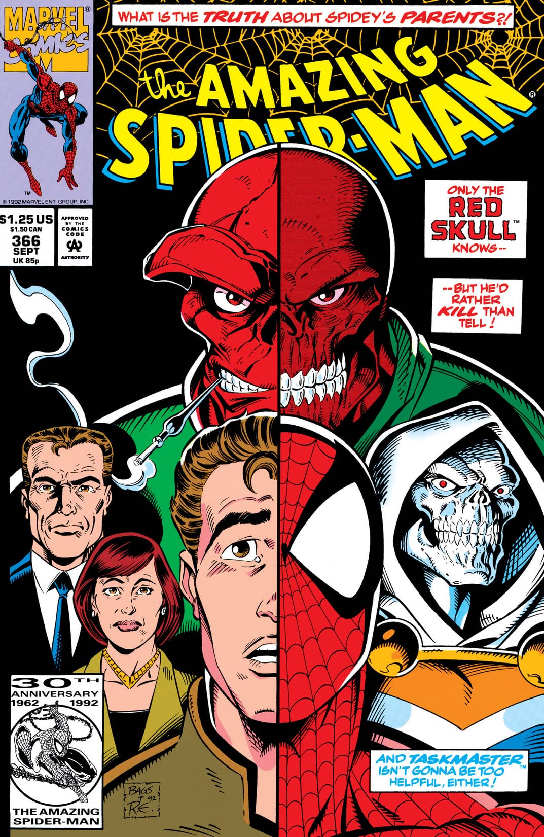 The Amazing Spider-Man #366 cover