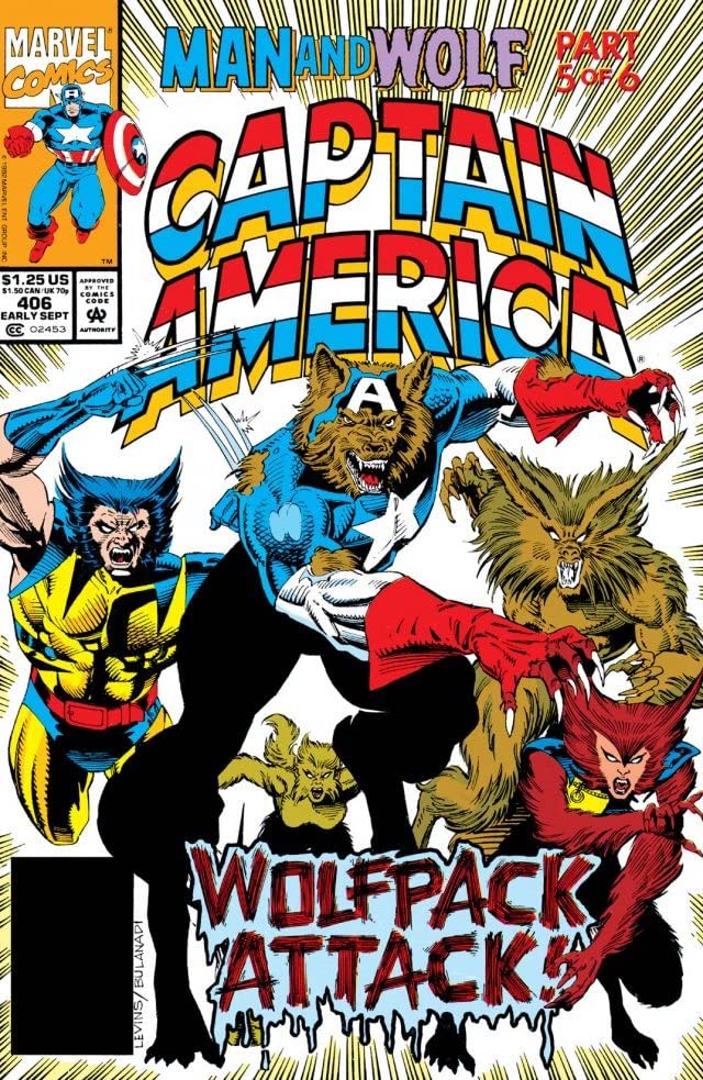 Captain America #406 cover