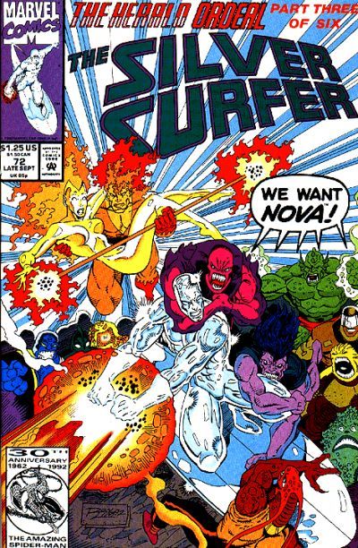 Silver Surfer #72 cover
