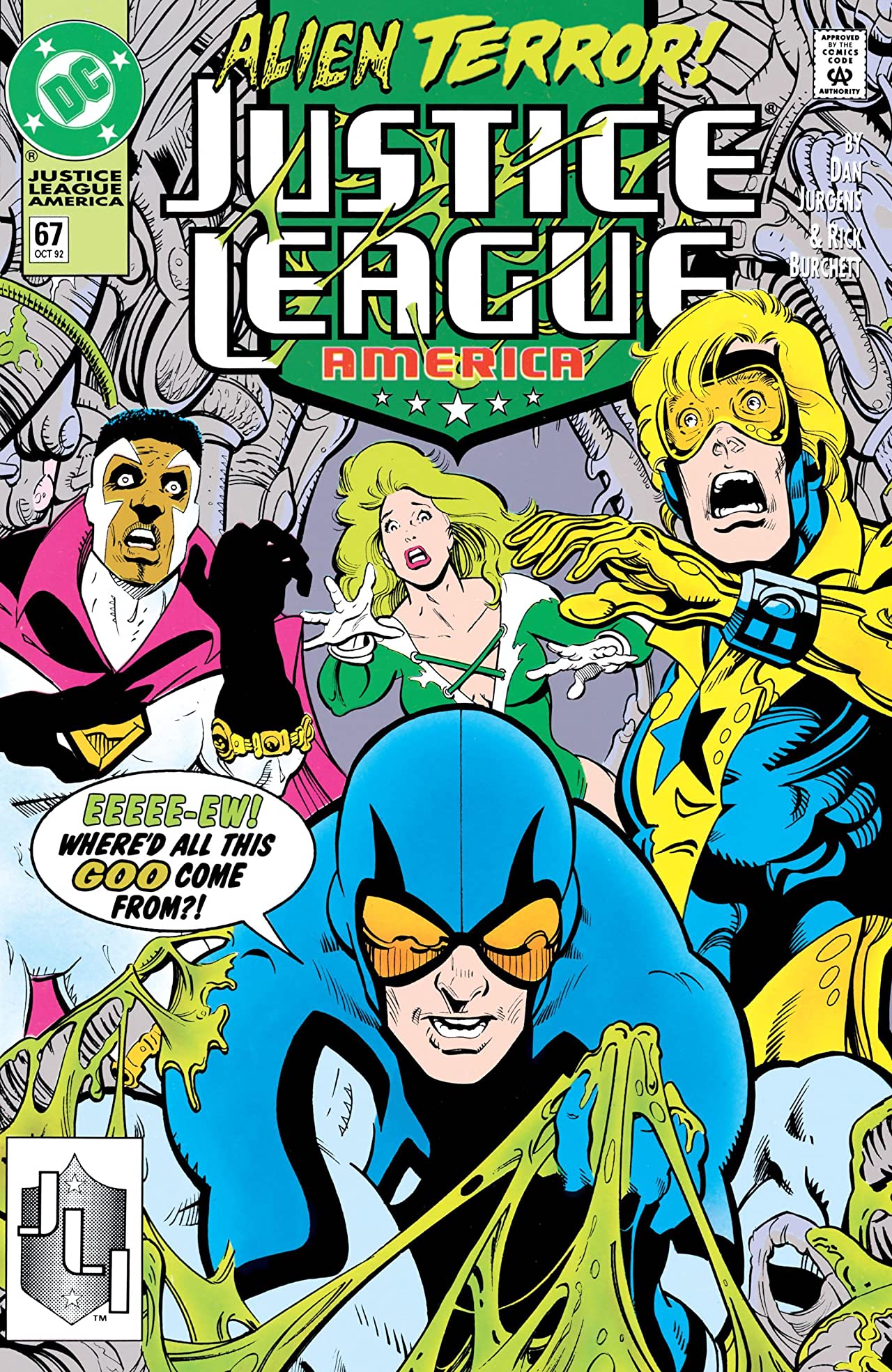 Justice League America #67 cover