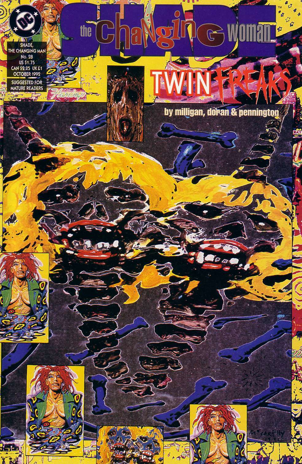 Shade, the Changing Man #28 cover