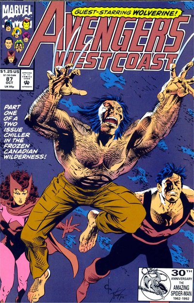 Avengers West Coast #87 cover