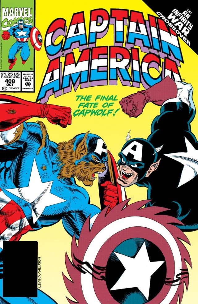 Captain America #408 cover