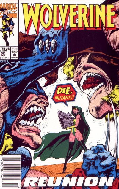 Wolverine #62 cover