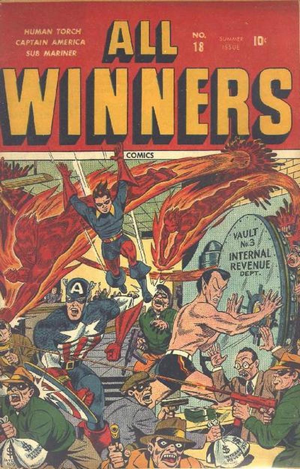 All-Winners Comics #18 cover