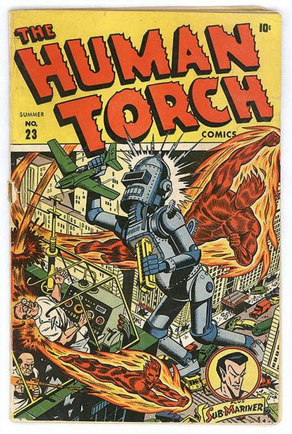 The Human Torch #23 cover