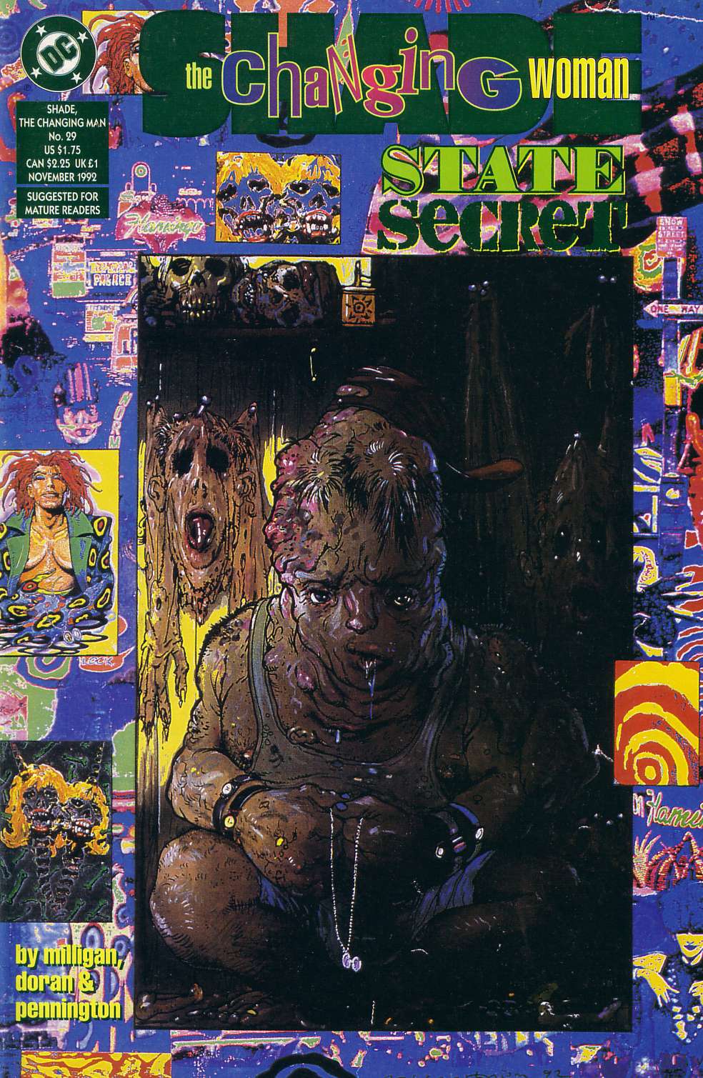 Shade, the Changing Man #29 cover