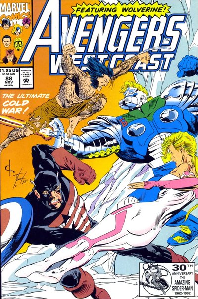 Avengers West Coast #88 cover
