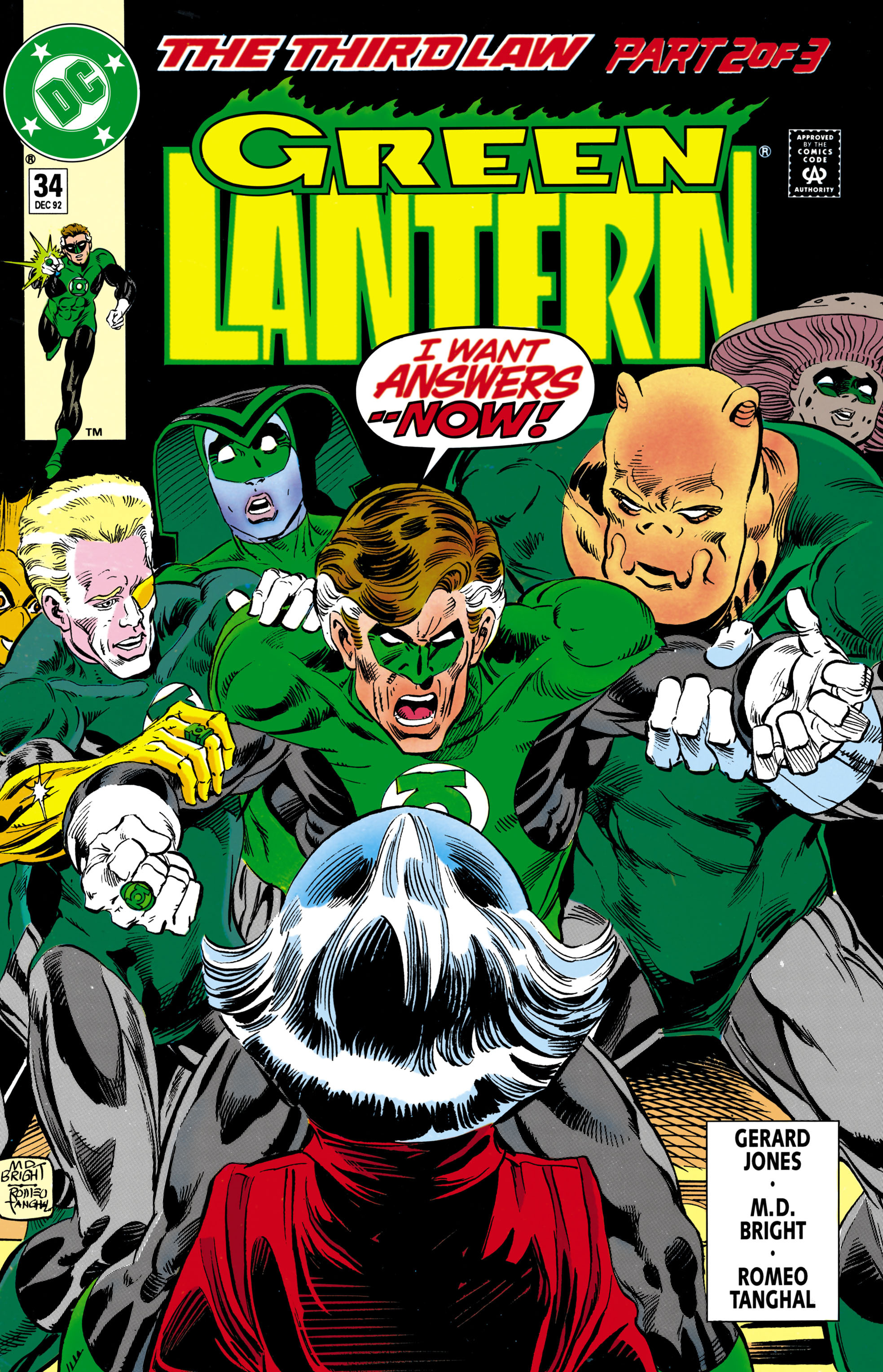 Green Lantern #34 cover