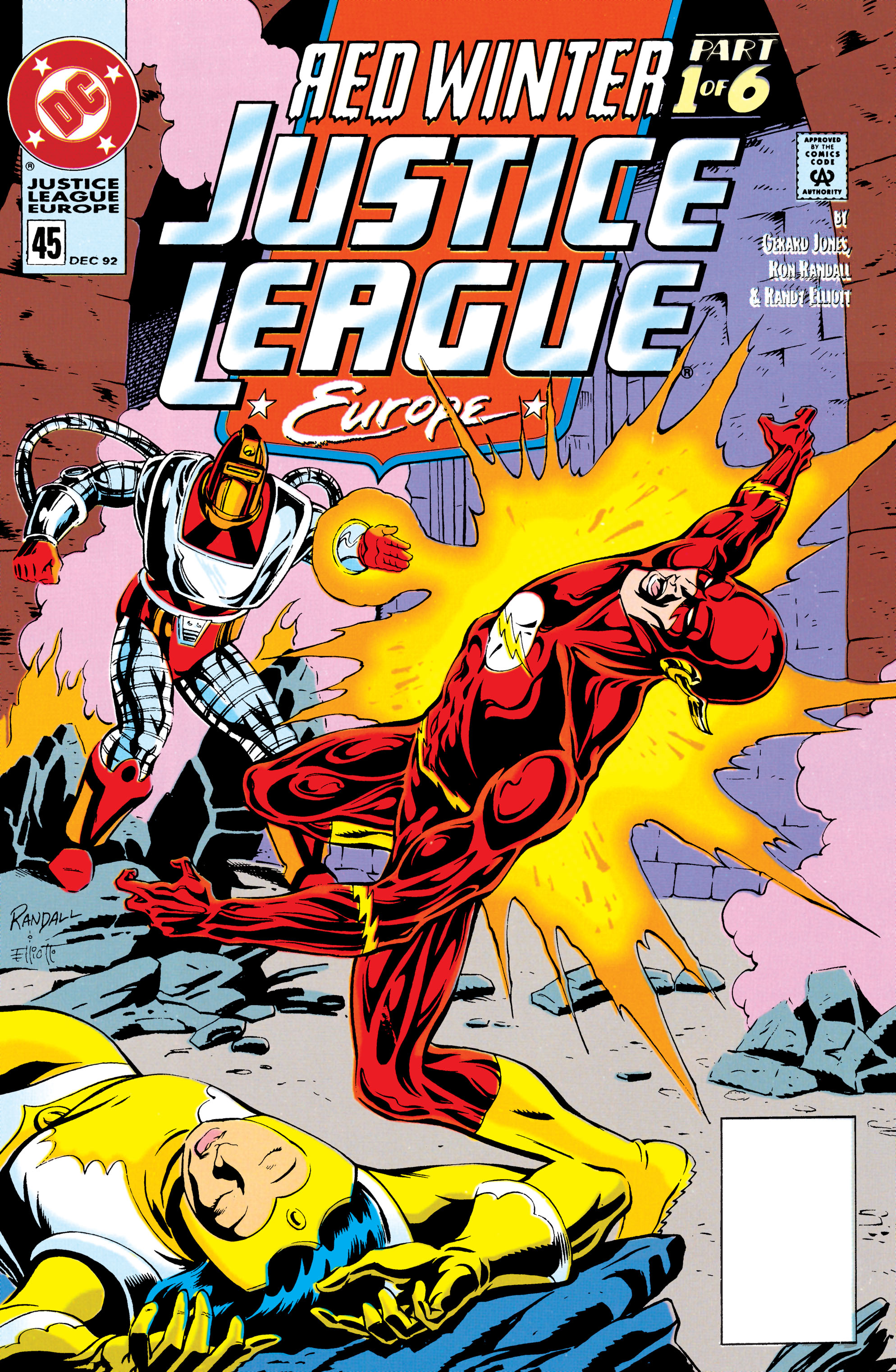 Justice League Europe #45 cover