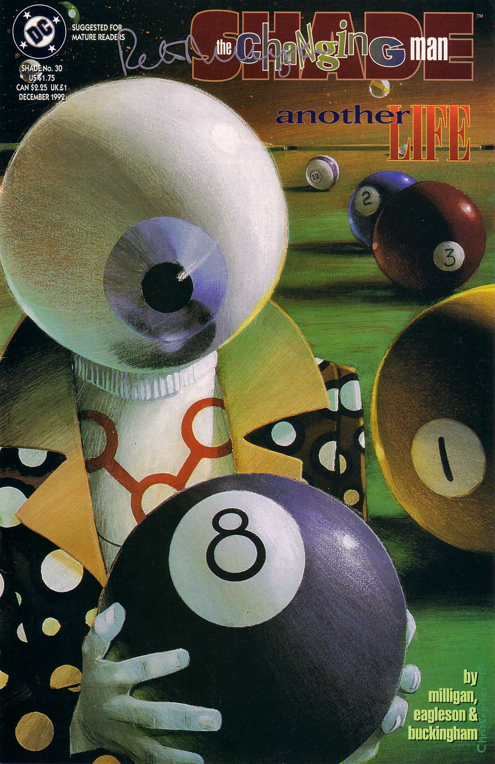 Shade, the Changing Man #30 cover