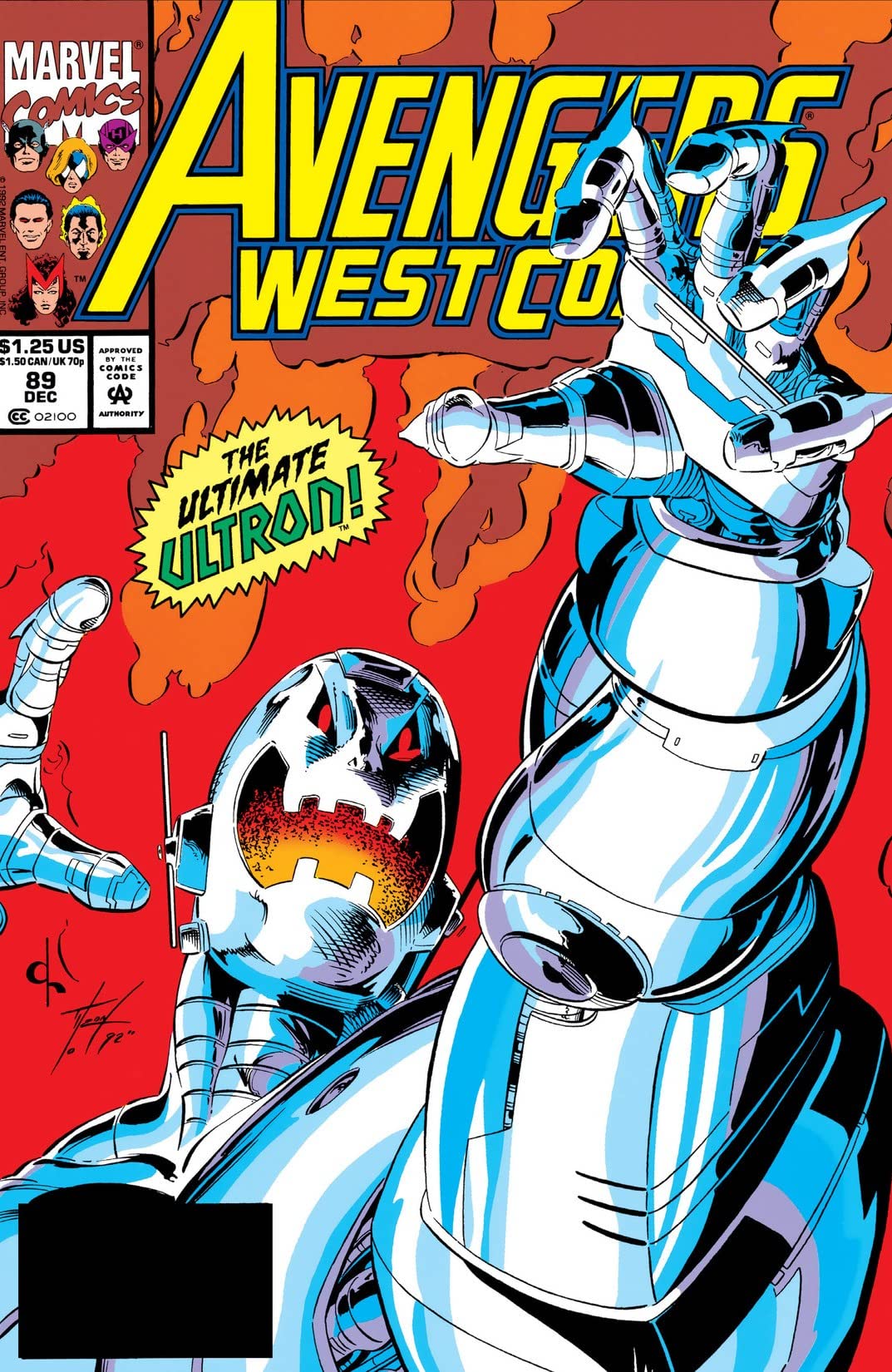 Avengers West Coast #89 cover