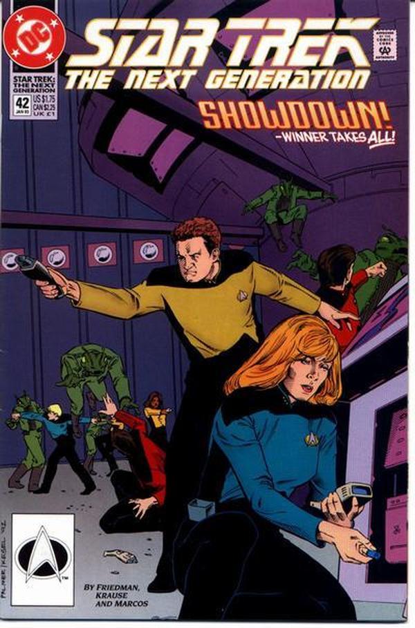 Star Trek: The Next Generation #42 cover