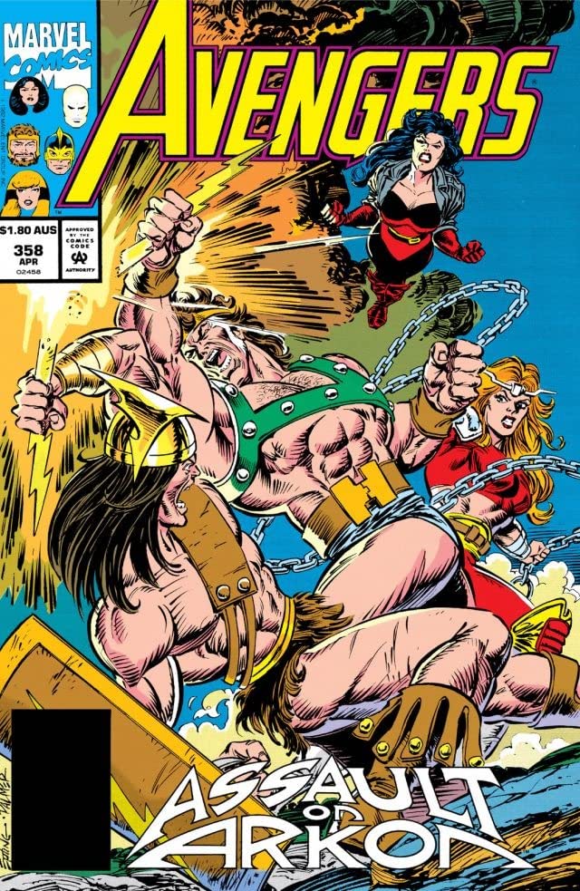 The Avengers #358 cover