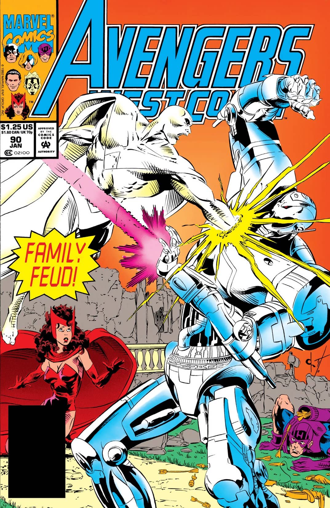 Avengers West Coast #90 cover