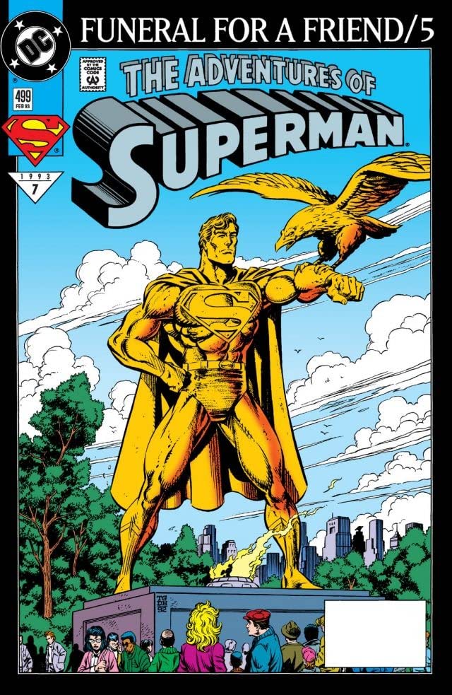 Adventures of Superman #499 cover