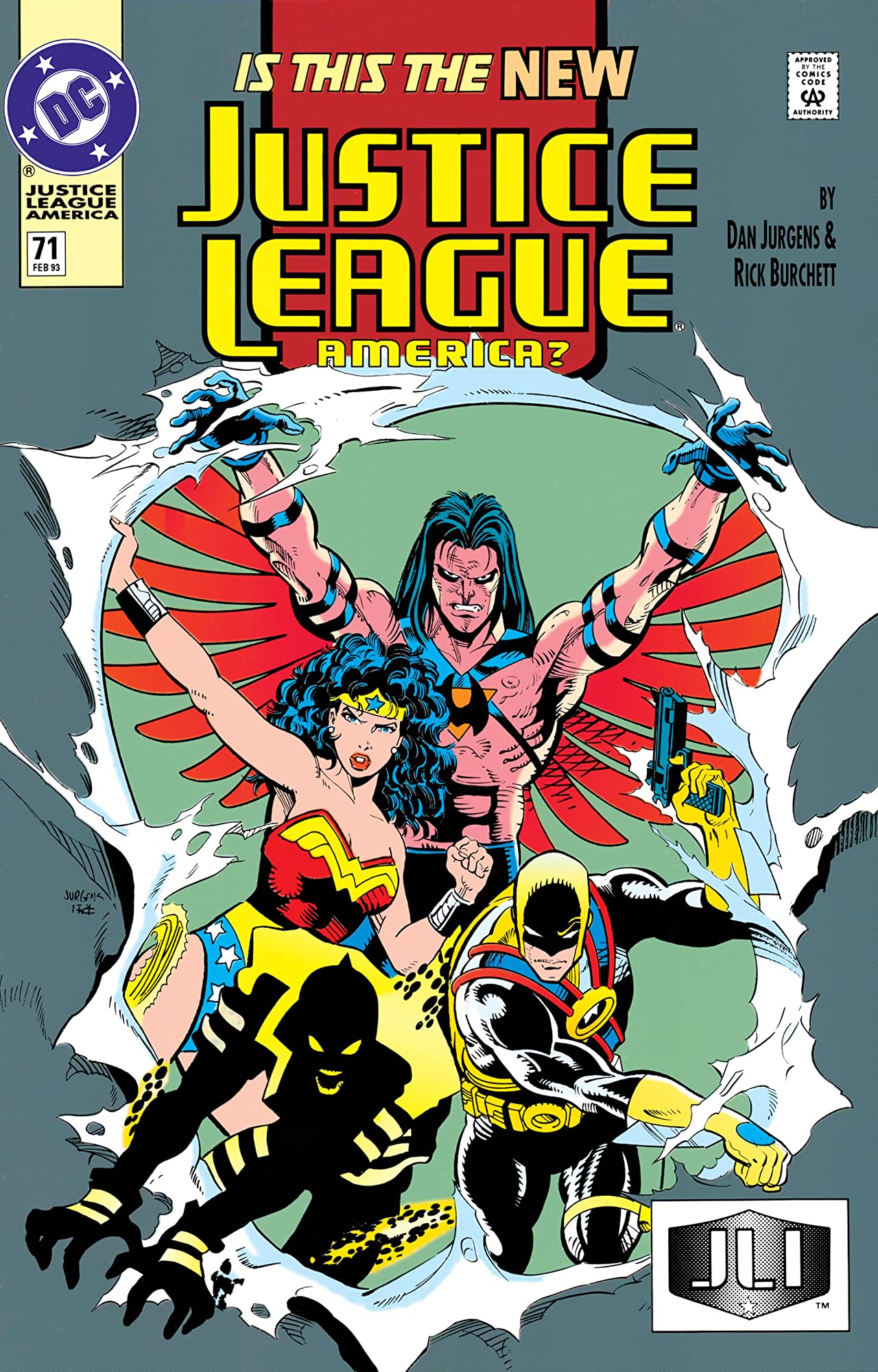 Justice League America #71 cover