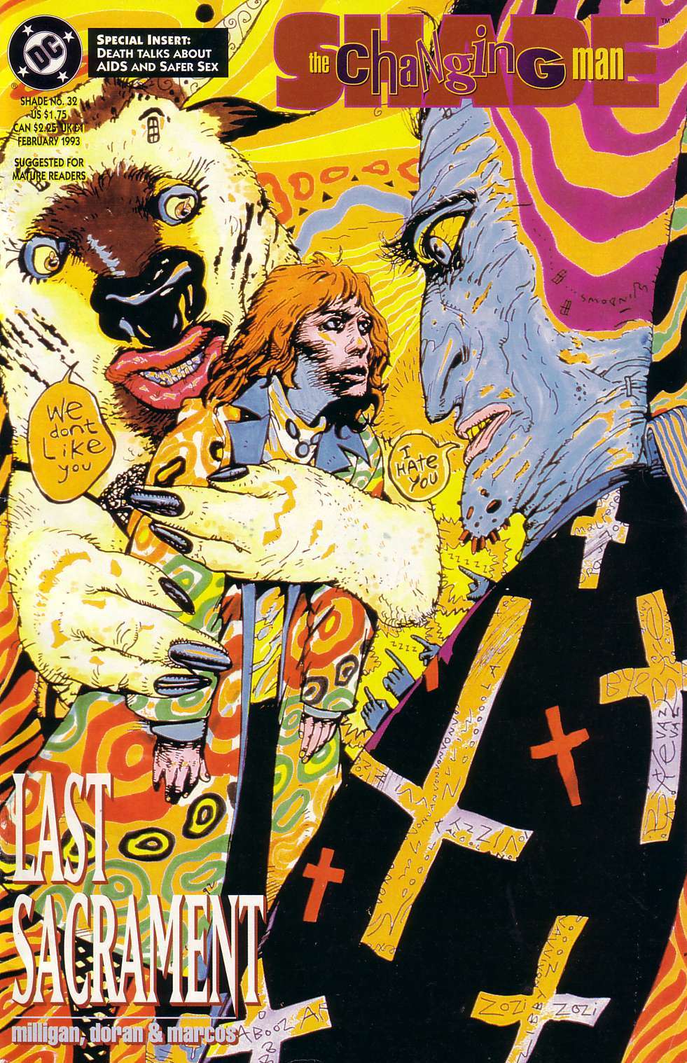 Shade, the Changing Man #32 cover