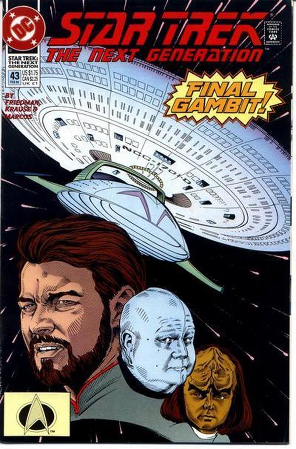 Star Trek: The Next Generation #43 cover