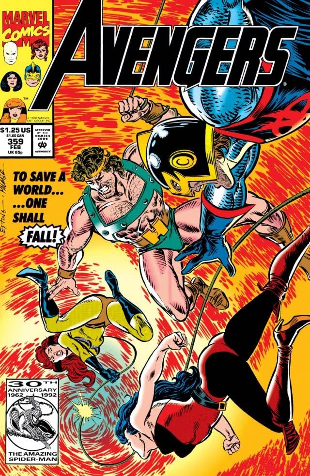 The Avengers #359 cover