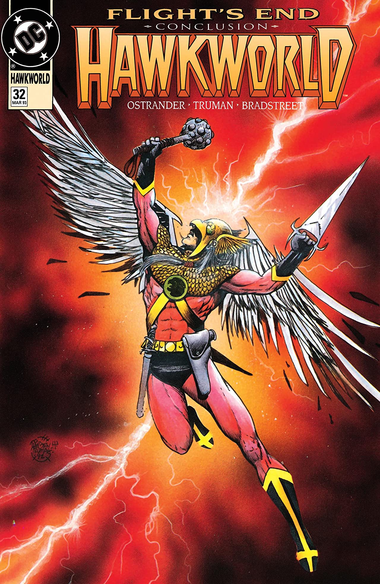 Hawkworld #32 cover