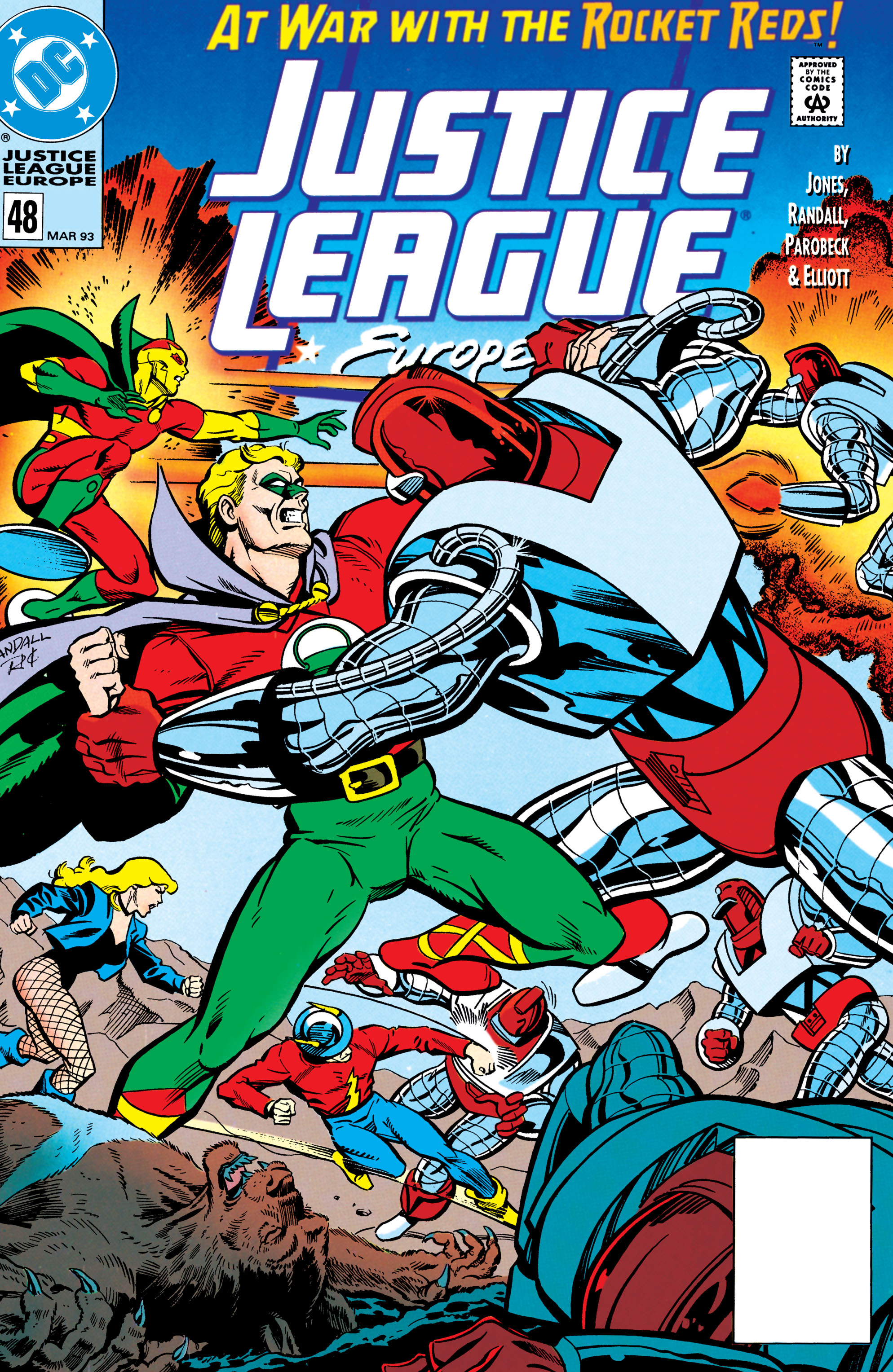 Justice League Europe #48 cover
