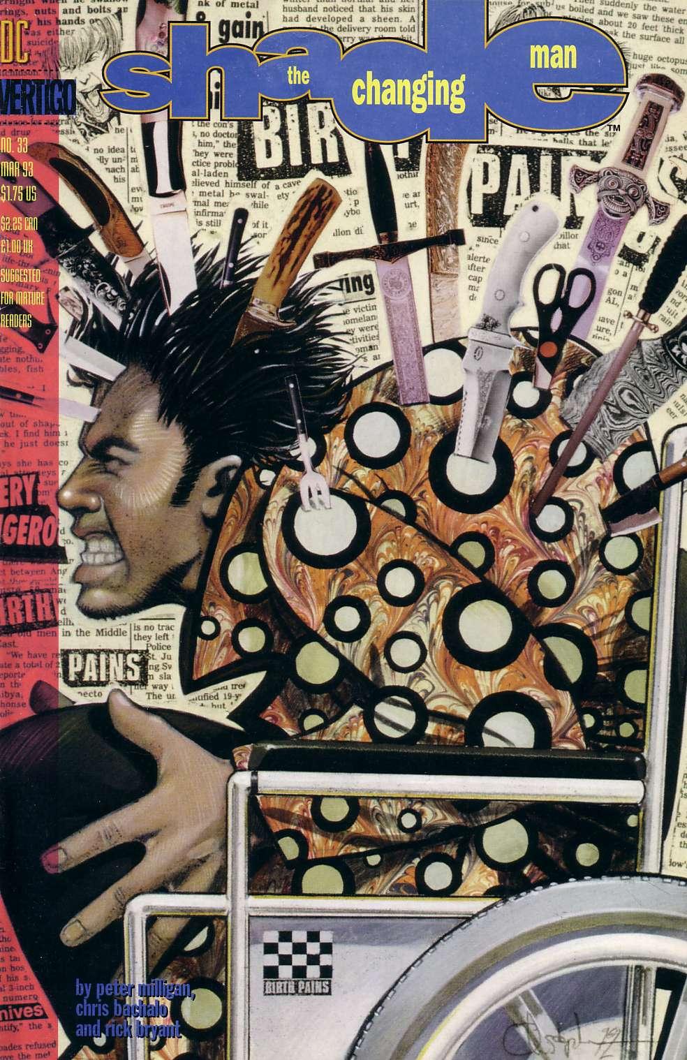 Shade, the Changing Man #33 cover